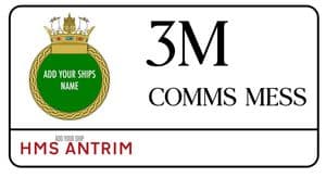 Mess deck Location sign