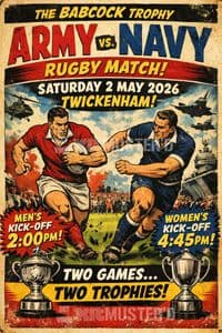 Metal Signs -  a4 ARMYvNAVY26