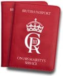 Passport Holder (RED) KING SERVICE
