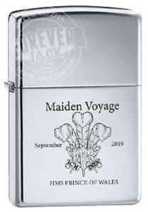 Prince of Wales Zippo (Maiden voyage)