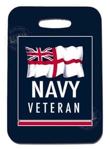 PVC Luggage tag - NAVY VETERAN