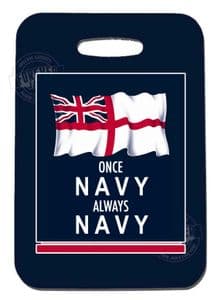 PVC Luggage tag - ONCE NAVY