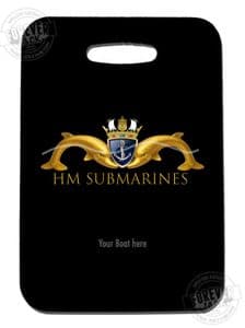 PVC Luggage tag - subs dolphins