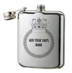 Steel Hip Flask - laser etched