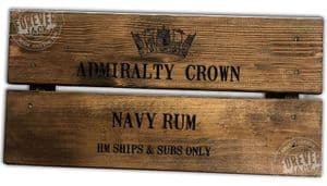 WINE CRATE - ADMIRALTY CROWN RUM