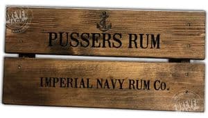 WINE CRATE - PUSSERS RUM