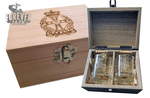 Wooden box 2shot glasses