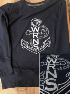 Wrens Terry Sweatshirt top WRNS ANCHOR