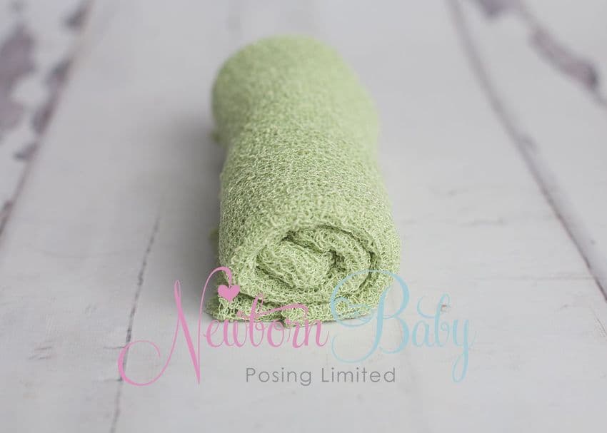 Green Stretch Wrap | Newborn Baby Posing Limited