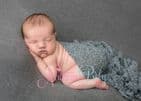 Grey Stretch Wrap | Newborn Baby Posing Limited