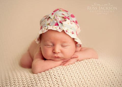 Ivory & Blue Flapper Hat & Bloomers Set