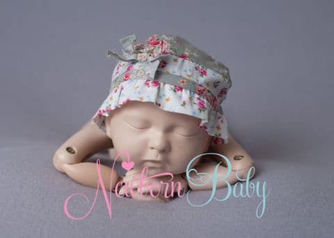 Ivory & Grey Flapper Hat