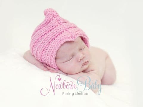 Knitted Pixie Hat - 2 colours