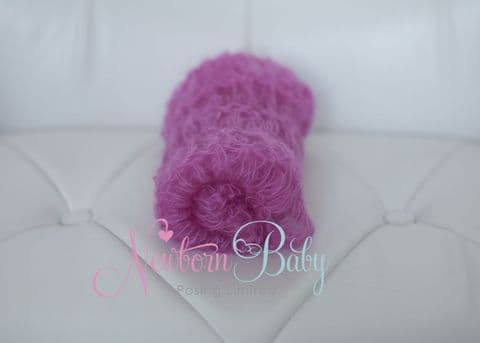 Mohair Wraps - FUSHIA