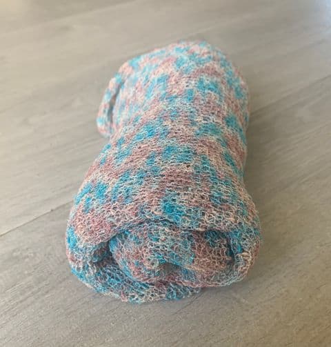 Multi Blue Stretch Wrap