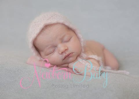 Patterned Mohair Bonnet ~ (many colours)