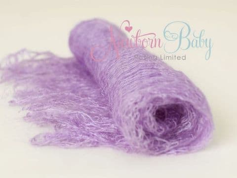 Plain Colour Lacey Wrap/Stuffer -  MAUVE