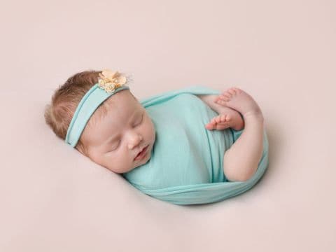 Plain Stretch Wrap ~ Fresher Minty Green