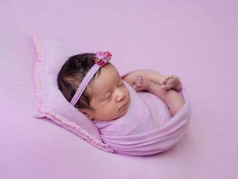 Plain Stretch Wrap ~ Sugary Pink