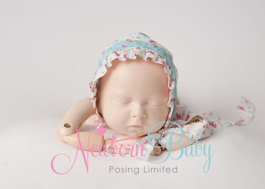 White Newborn Photography Backdrop & Matching Wrap