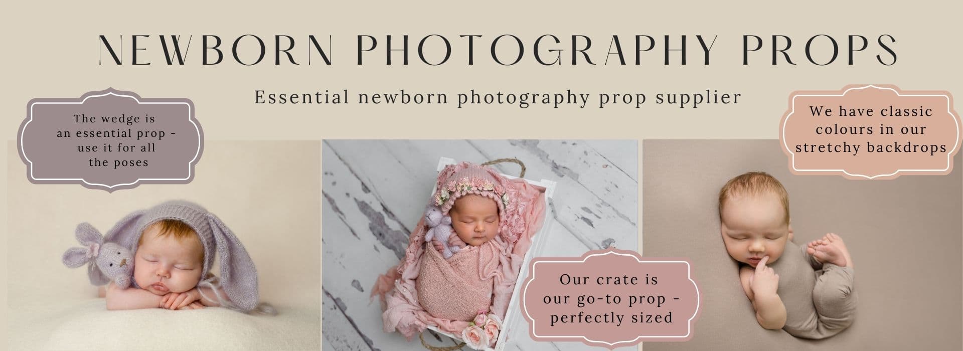Newborn photography props for newborn photography
