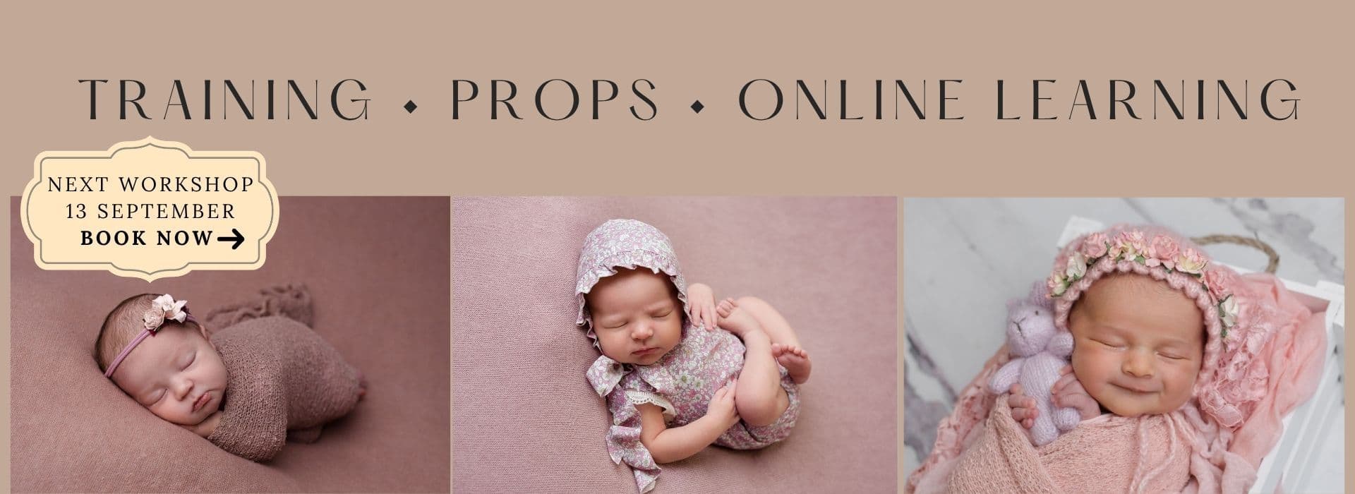 Newborn photography workshops for aspiring newborn photographers