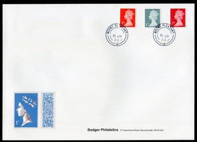 !st Red, Blue, Scarlet Machin Last day of Use.