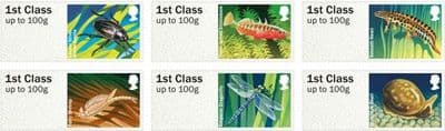 2nd Class Definitives & Freshwater Life Series 1: Ponds