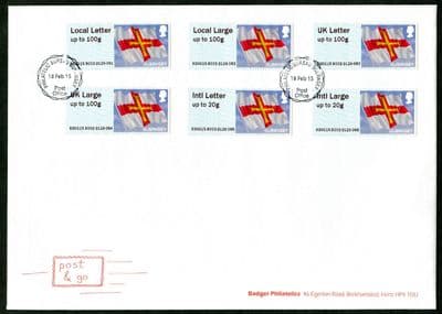 Guernsey Flag P&G, Bureau Postmark