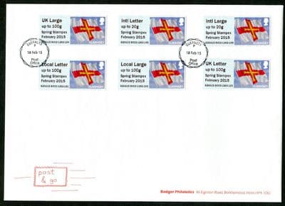Guernsey Flag P&G, CDS Postmark