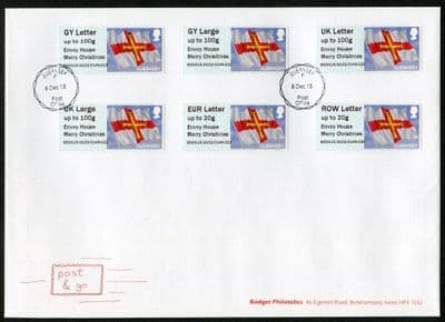 Guernsey P&G, Envoy House Merry Christmas, CDS Postmark