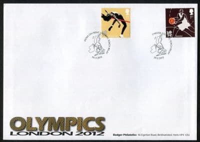 London 2012 Olympics Torch Relay - Chester & Stoke-on-Trent postmarks