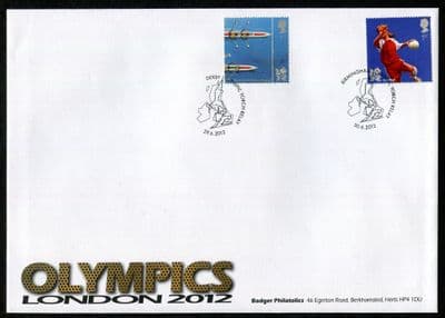 London 2012 Olympics Torch Relay - Derby & Birmingham postmarks
