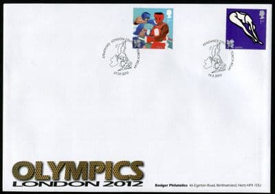 London 2012 Olympics Torch Relay - start & end postmarks