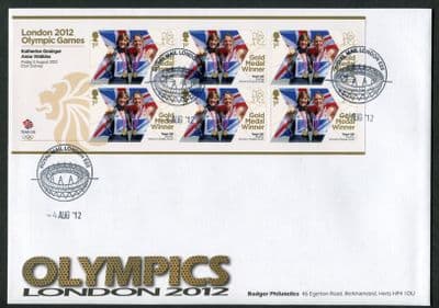 London Olympic Gold Medalists M/Sht Set, Olympic Stadium
