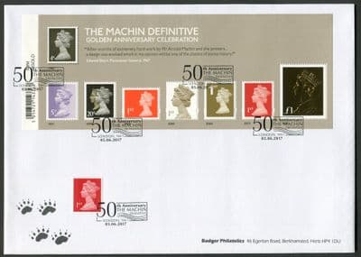 Machin 50th Anniversary, MSRB, London SW1