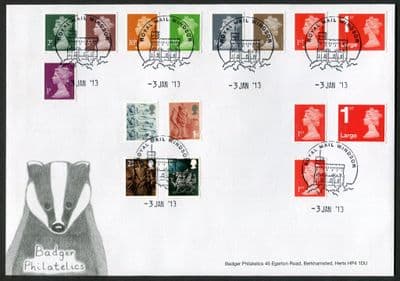 Palette Revision &  Country Printer Changes 2013, Windsor