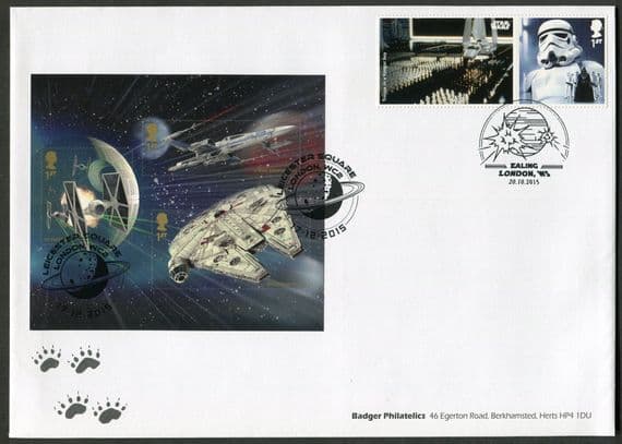 Star Wars 2015 SS PSB Double Dated Ealing & Leicester Square