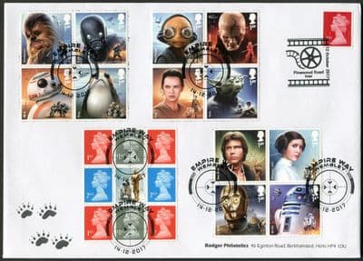 Star Wars 2017 PSB Double Dated Pinewood Rd, Empire Way