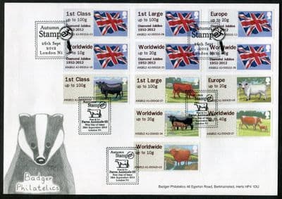 Union Flag (Overprint) & Cattle, STV Autumn Stampex