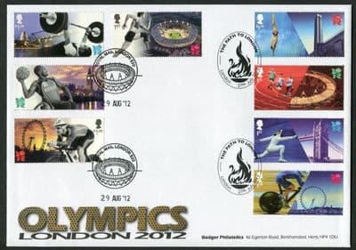 Welcome to London 2012 Combi, MSDBL, Flame & Stadium