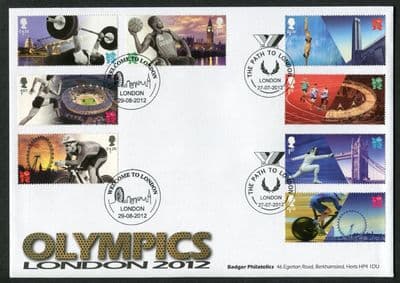 Welcome to London 2012 Combi, MSDBL, Medal & Skyline