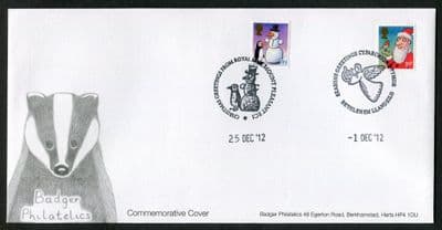 Xmas 2012, Double Dated Festive Postmarks