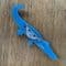 (Sold) A Blue Crocodile Brooch By Lea Stein of Paris - or Maybe an Alligator Pin