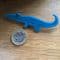 (Sold) A Blue Crocodile Brooch By Lea Stein of Paris - or Maybe an Alligator Pin