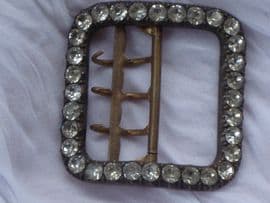 19 th Century Square Paste Buckle