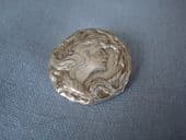 1902 Birmingham Hallmarked Silver Button - Art Nouveau Lady(SOLD)
