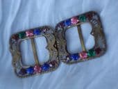1910 to 1920's Gilt Filigree Buckle (SOLD)