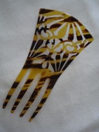 1920'/1930's Art Deco Celluloid Haircomb (SOLD)