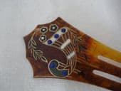 1920's  Faux Tortoiseshell Haircomb with Cornucopia design(Sorry this item has been sold)